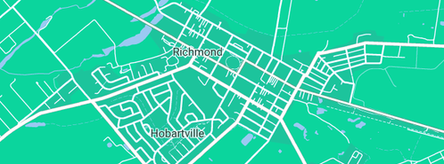 Map showing the location of Rod Baker Plumbing Pty Ltd in Richmond, NSW 2753