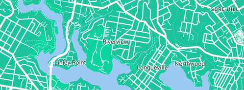 Map showing the location of Able Plumbing Contractors in Riverview, NSW 2066