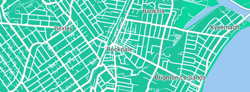 Map showing the location of Imre's Plumbing in Rockdale, NSW 2216