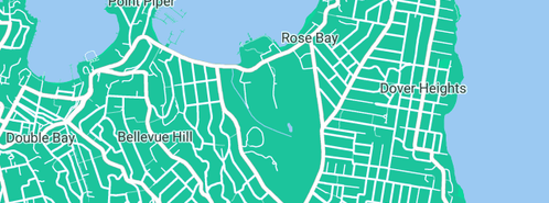 Map showing the location of Jim's Plumbing Rose Bay in Rose Bay, NSW 2029