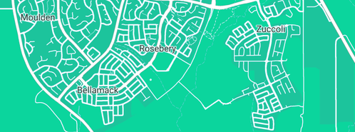 Map showing the location of Della Plumbing in Rosebery, NT 832