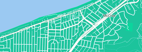 Map showing the location of McDonald Plumbing in Rosebud, VIC 3939