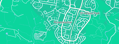 Map showing the location of G & N Byrom Plumbing Services in Rosemeadow, NSW 2560