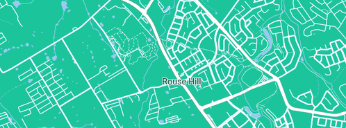 Map showing the location of JetBlack Plumbers in Rouse Hill, NSW 2155