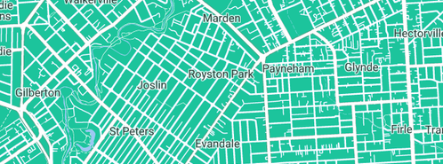 Map showing the location of Magill Plumbing Pty Ltd in Royston Park, SA 5070