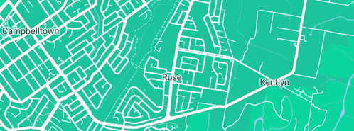 Map showing the location of Ashcroft Enterprises in Ruse, NSW 2560