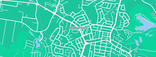 Map showing the location of Nathan Barlow Plumbing in Rutherford, NSW 2320