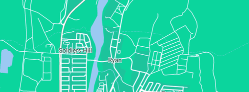 Map showing the location of SAV'S PLUMBING in Ryan, QLD 4825