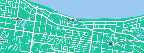 Map showing the location of Gould in Scarness, QLD 4655