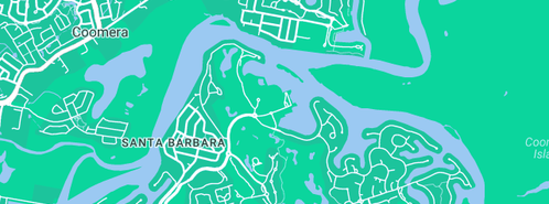 Map showing the location of Panther Plumbing Services in Sanctuary Cove, QLD 4212