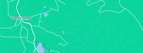 Map showing the location of Greenline Plumbing in Sandy Creek, VIC 3695