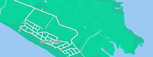 Map showing the location of Coad A C & S W Plumbing Contractors in Sandy Point, VIC 3959