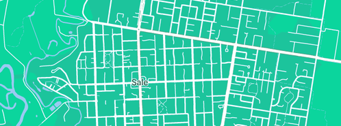 Map showing the location of Jarred's Plumbing & Gasfitting P/L in Sale, VIC 3850