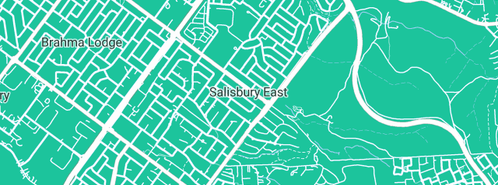 Map showing the location of Salisbury Plumbing Service in Salisbury East, SA 5109