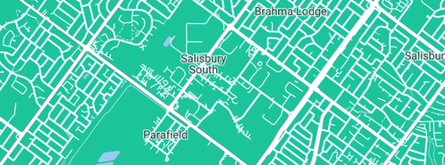 Map showing the location of Taylor Made Rainwater Tanks & Rainharvesting Solutions in Salisbury South, SA 5106