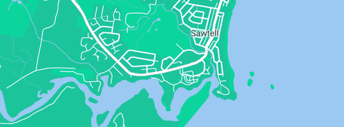 Map showing the location of Sawtell Plumbing Services Pty Ltd in Sawtell, NSW 2452