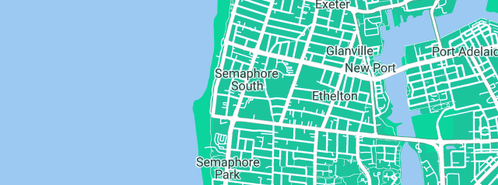 Map showing the location of G & K Newman Plumbing in Semaphore South, SA 5019