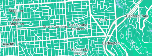 Map showing the location of Meravo Pty Ltd in Seacombe Gardens, SA 5047