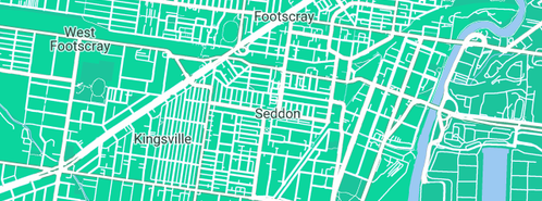 Map showing the location of Tom's Affordable Plumbing Services in Seddon, VIC 3011