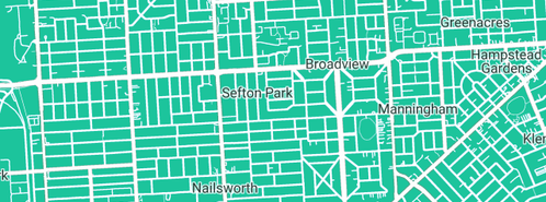 Map showing the location of Gas Works Prospect in Sefton Park, SA 5083