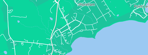 Map showing the location of S G McLean Plumbing in Shoreham, VIC 3916