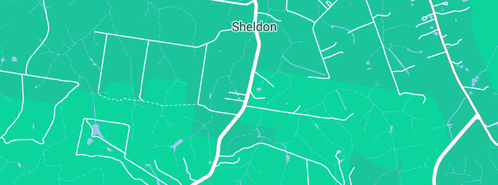 Map showing the location of Metropolitan Plumbing Capalaba in Sheldon, QLD 4157