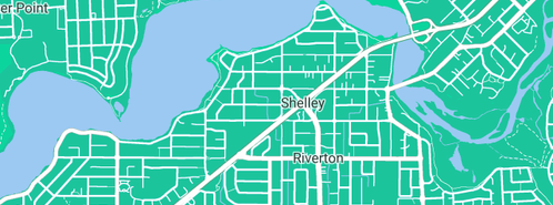 Map showing the location of Dynamic Plumbing & Gas in Shelley, WA 6148