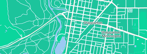 Map showing the location of DGM Plumbing Pty Ltd in Shepparton, VIC 3630