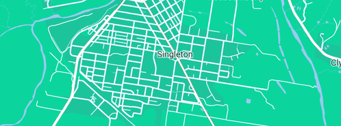 Map showing the location of Lewis Sp & Fj Plumbing Pty Ltd in Singleton, NSW 2330