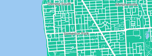 Map showing the location of Allfix Plumbing in Somerton Park, SA 5044