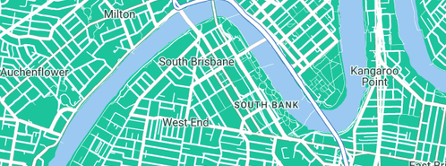 Map showing the location of Franklin Plumbing and Gas Pty Ltd in South Brisbane, QLD 4101