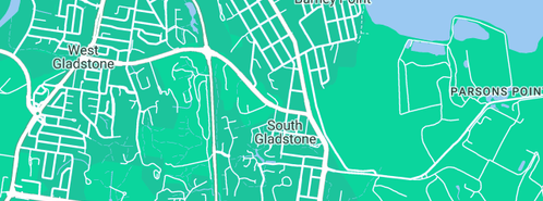 Map showing the location of Ian North Plumbing in South Gladstone, QLD 4680