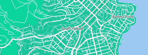 Map showing the location of Mc Guinness in South Hobart, TAS 7004