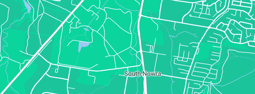 Map showing the location of Parrish Plumbing Pty Ltd in South Nowra, NSW 2541