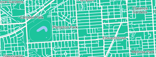 Map showing the location of Dan's Plumbing And Gas in South Plympton, SA 5038