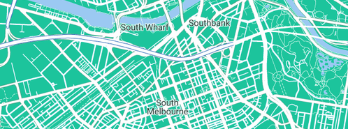 Map showing the location of Crk Plumbing Pty Ltd in Southbank, VIC 3006