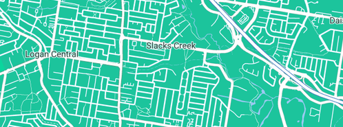 Map showing the location of East Coast Plumbing Supplies Pty Ltd in Slacks Creek, QLD 4127