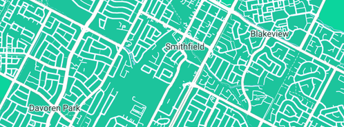 Map showing the location of Dudley Plumbing Services in Smithfield, SA 5114