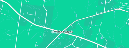 Map showing the location of Rossy's Plumbing Smythes Creek in Smythes Creek, VIC 3351