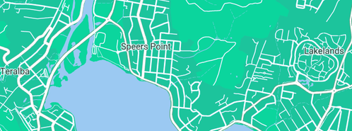 Map showing the location of Pyramid Plumbing Systems Pty Ltd in Speers Point, NSW 2284