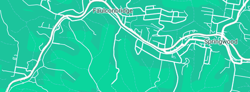 Map showing the location of Peter Vandermolen plumbing in Springwood, NSW 2777