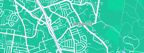 Map showing the location of Blaze Pumbing & Gas Pty Ltd in Springwood, QLD 4127