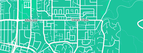 Map showing the location of Middleswan Gas Installations & Plumbing Repairs in Swan View, WA 6056