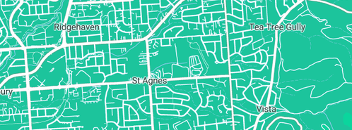 Map showing the location of Triton Plumbing and Gas in St Agnes, SA 5097