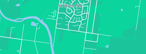 Map showing the location of MSW Plumbing Service in St Albans Park, VIC 3219