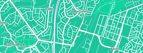 Map showing the location of Mark the Plumber in St Andrews, NSW 2566