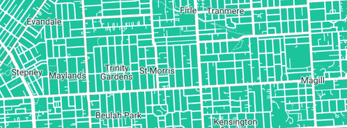 Map showing the location of A Face to Remember in St Morris, SA 5068