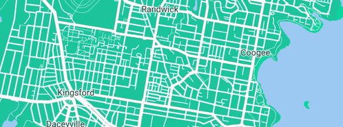 Map showing the location of Jim's Plumbing Randwick in St Pauls, NSW 2031