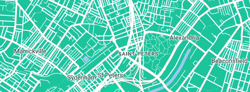 Map showing the location of Go Plumbing and Drainage in St Peters, NSW 2044