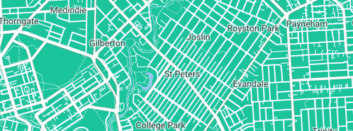 Map showing the location of Gray in St Peters, SA 5069